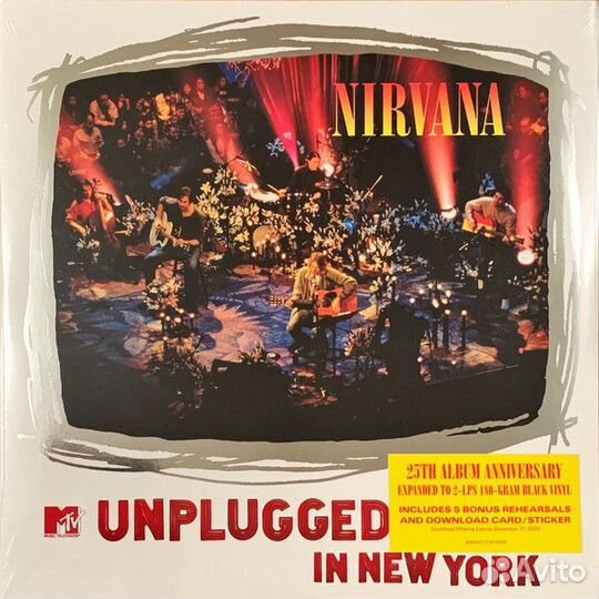 Виниловая пластинка Nirvana, MTV Unplugged In New