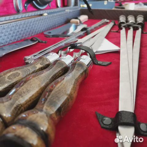 Набор шампуров подарочный Кизляр