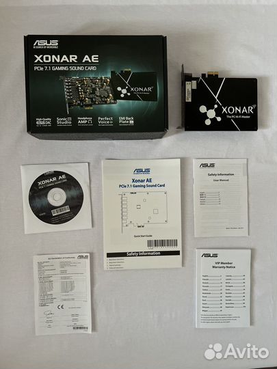 Звуковая карта asus Xonar AE PCI-E 7.1