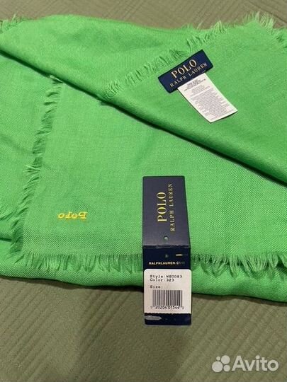 Новый Кашемировый шарф женский Polo Ralf Lauren