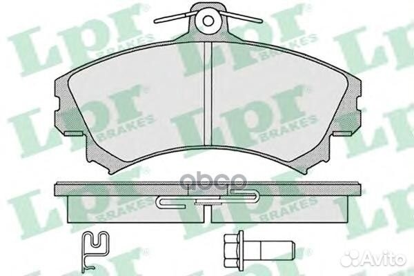 Комплект тормозных колодок 05P1221 05P1221 Lpr