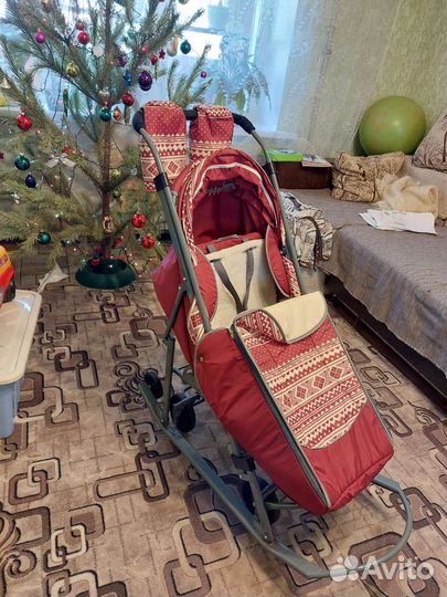 Коляска санки