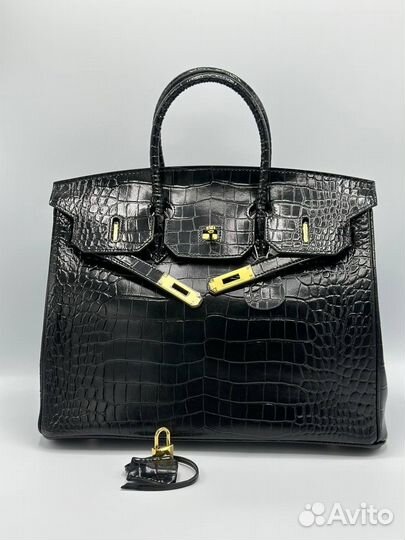 Сумка hermes birkin 35 натуральная кожа