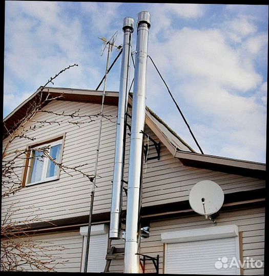 Дымоход для бани и дома