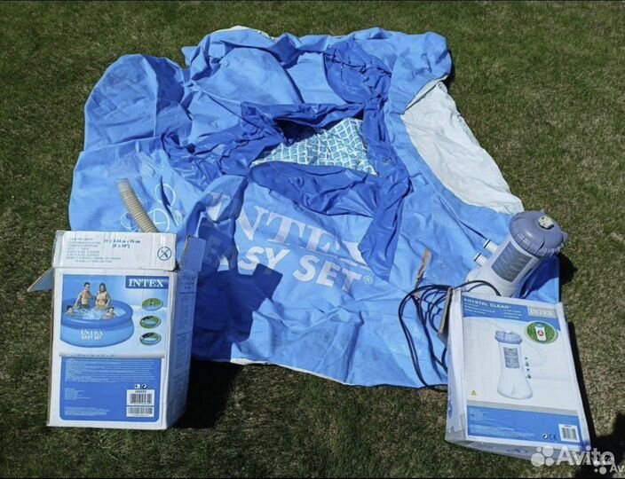 Надувной бассейн Intex 2,4