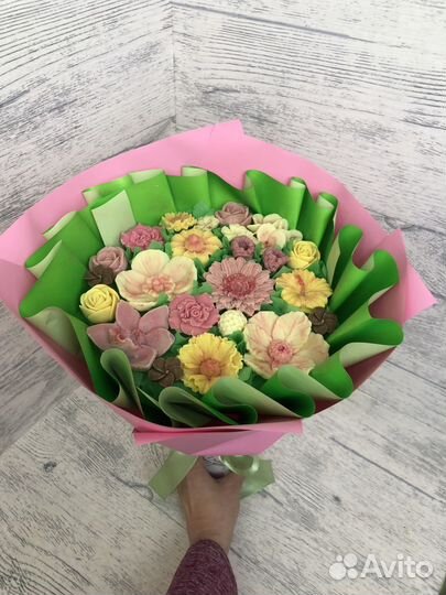 Вкусный букет, съедобный подарок маме, коллеге