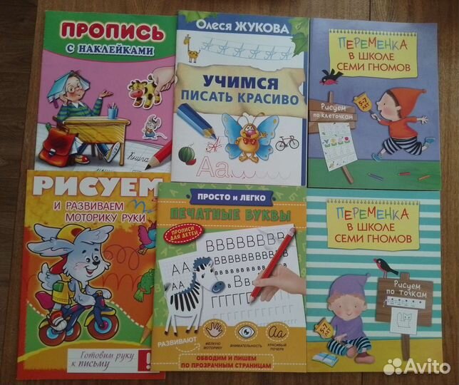 Прописи, рабочие тетради и др