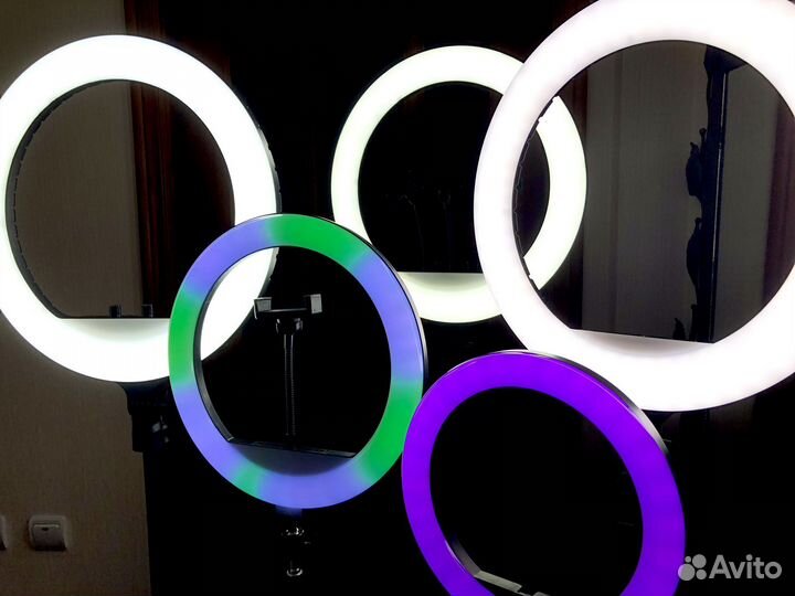 Кольцевые лампы 26 33 36 46 новые студийный свет