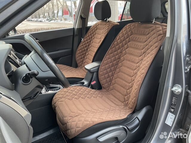 Накидки на сиденья Анаконда коричневые