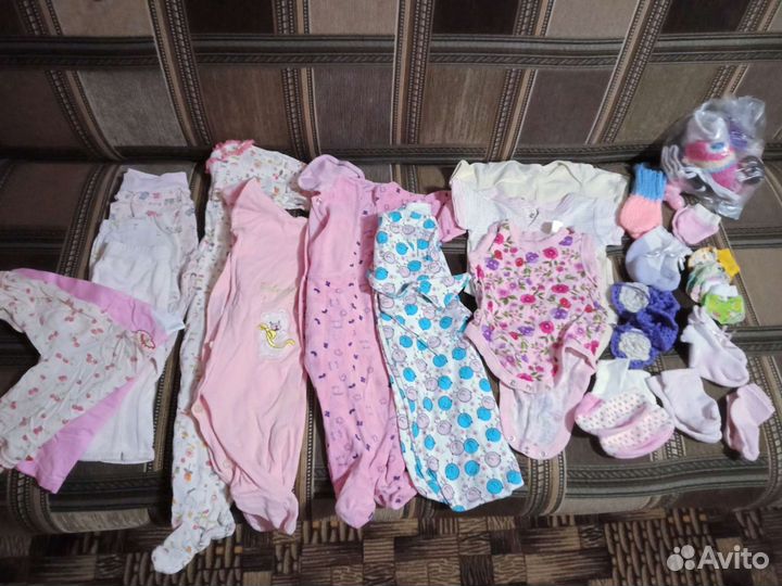 Вещи пакетом на девочку (0-12 месяцев)