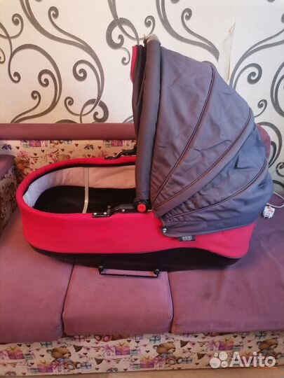 Коляска 2в 1 для новорожденных бу