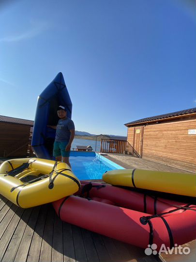 Лодка пакрафт, весла