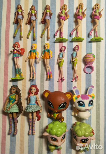 Winx Винкс фигурки киндер мини куклы феи
