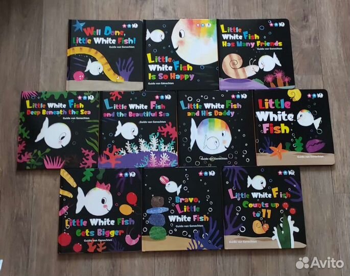 Little white fish. Английские книги для малышей