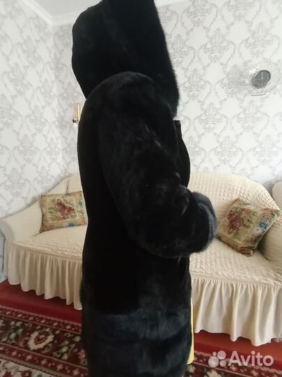 Шуба мутон норка