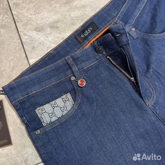 Джинсы мужские gucci