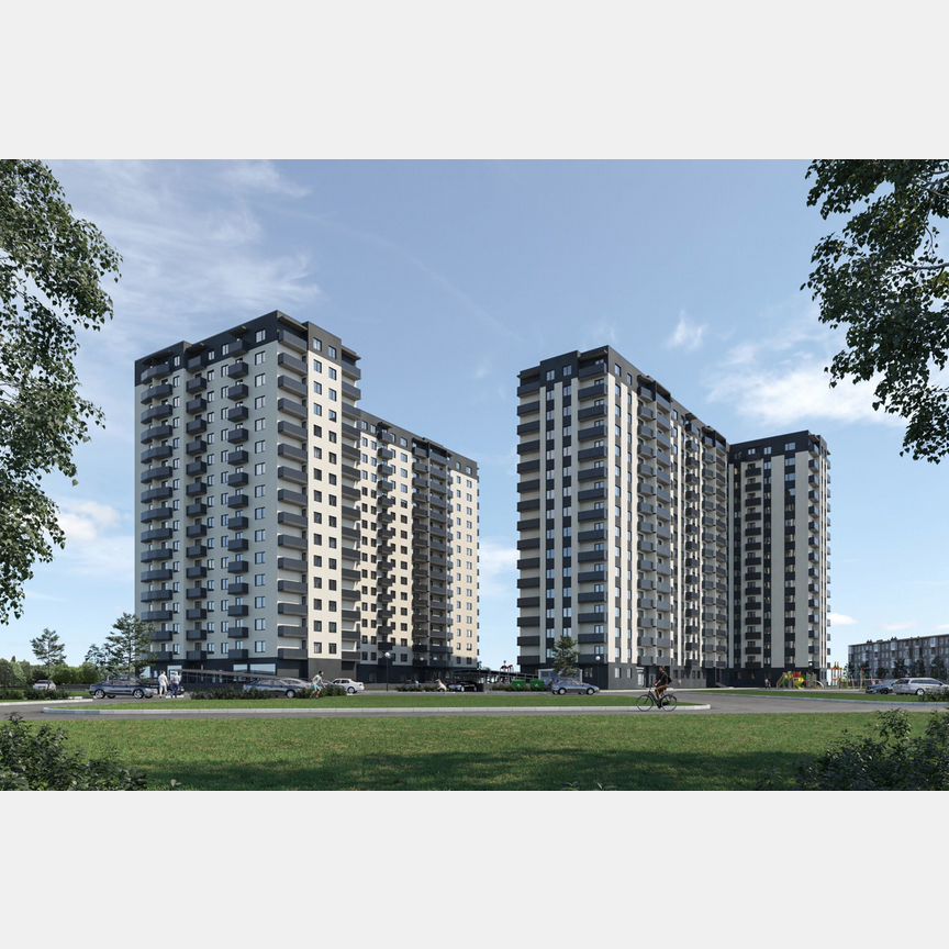 2-к. квартира, 50,2 м², 7/16 эт.