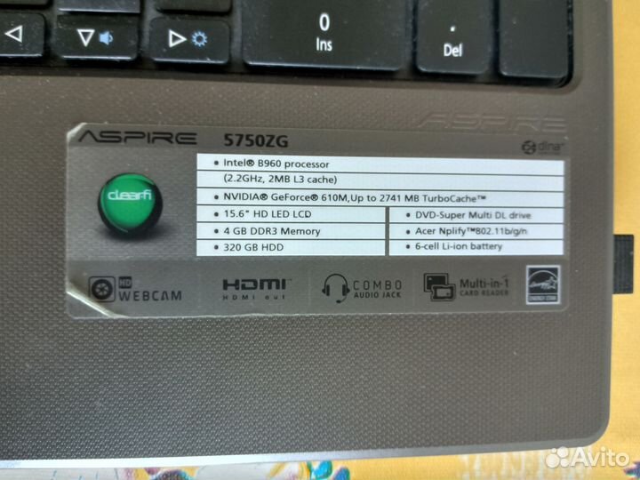 Ноутбук 15,6 дюйма б/у в рабочем состоянии