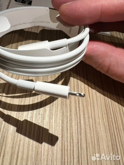 Оригинальный кабель type-c lightning на iPhone