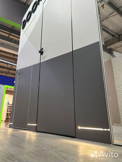 Скрытые межкомнатные двери под покраску