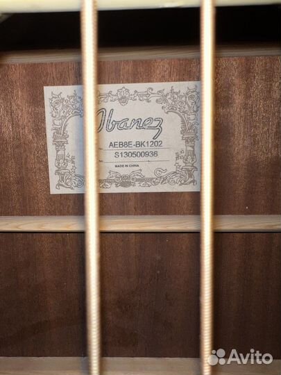 Акустическая бас гитара Ibanez