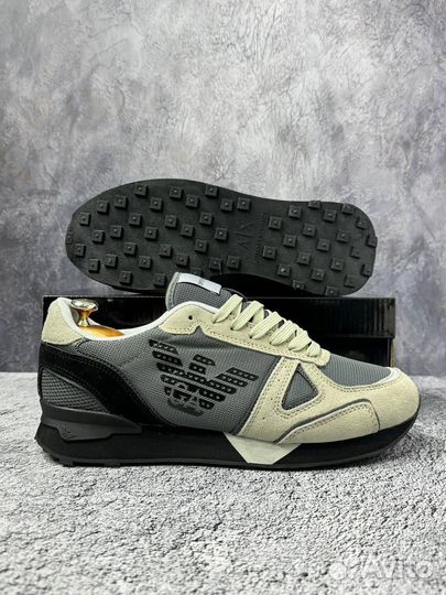 Мужские Кроссовки Emporio Armani EA7 Натуральная