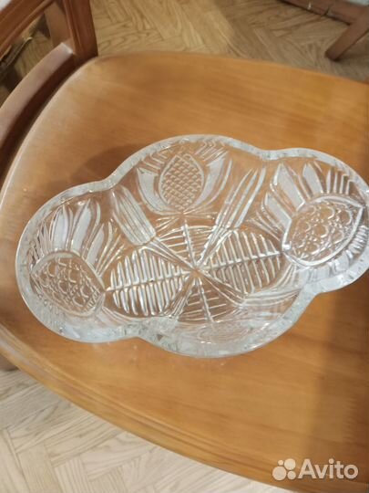 Хрустальная конфетница- салатник