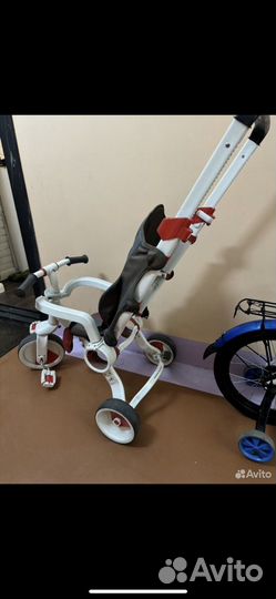 Детский трехколесный велосипед складной