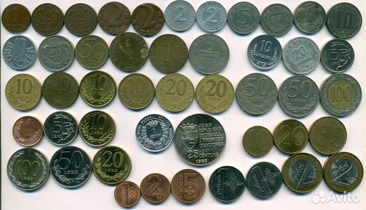 Монеты Европы (Австрия - Великобритания/Англия)