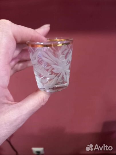 Стопки хрустальные