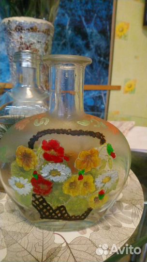 Бутылка стеклянная