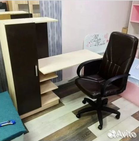 Стол компьютерный Бейсик венге\лоредо