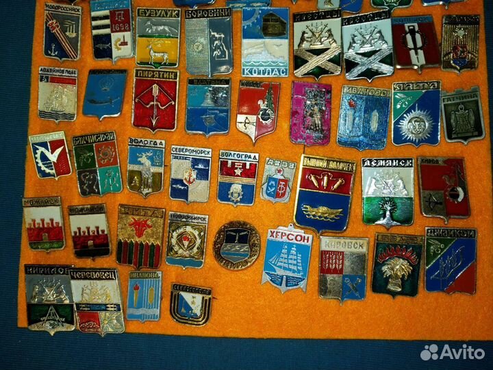 Значки города, гербы