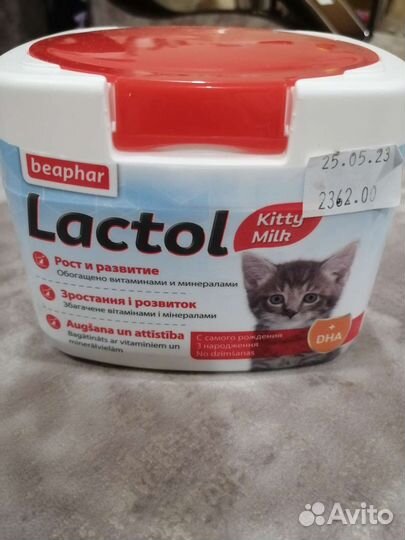 Сухое молоко для котят