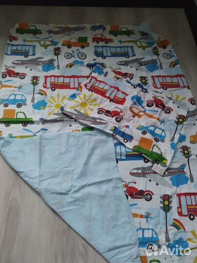 Одеяло, подушки, компл пост детского белья 6 наим