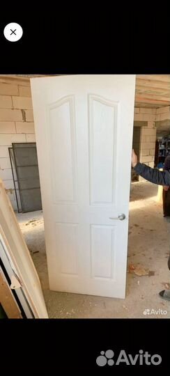 Двери межкомнатные белые