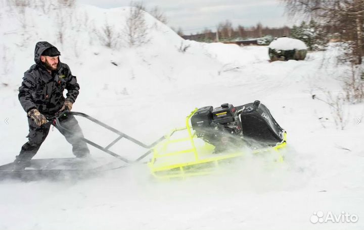 Мотобуксировщик Хозяин-1 15 л.с paccpoчka металл