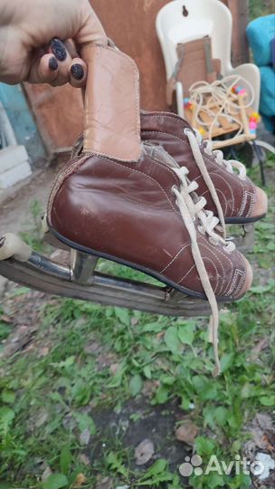 Коньки фигурные кожа 21 оазмер