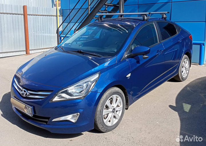 Багажник на крышу hyundai solaris 1