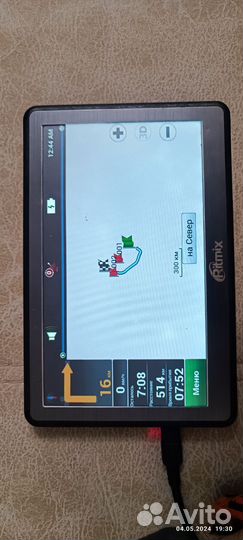 Автомобильный GPS навигатор RGP-786TV с телевизорм