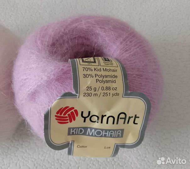 Пряжа мохер