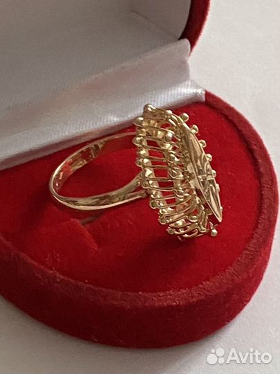 Золотое кольцо 583 пробы 