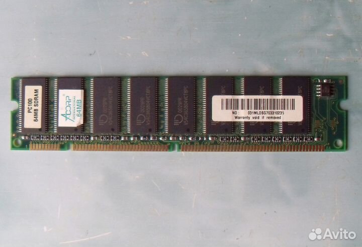 Память sdram для старых компьютеров