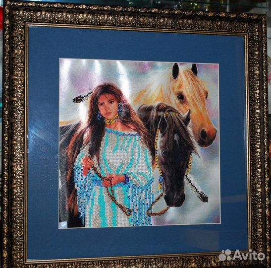 Картины бисером