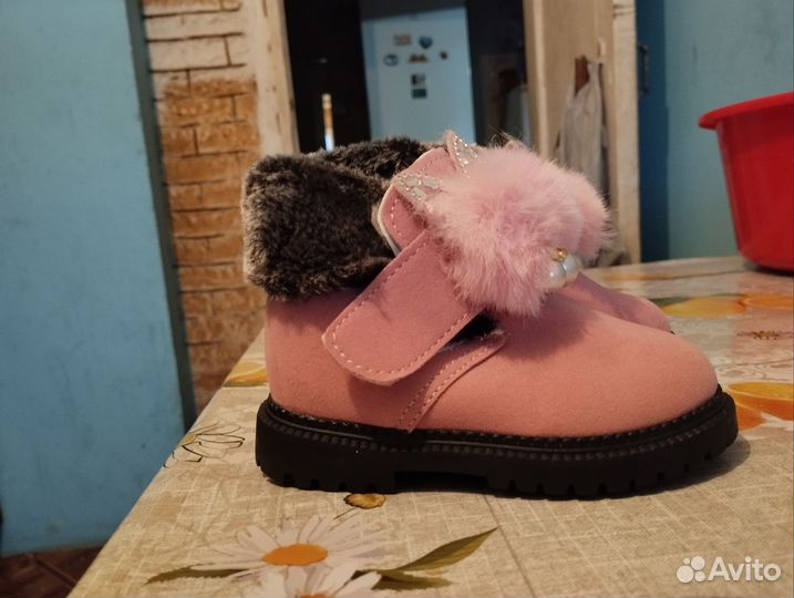 Ботинки зимние для девочки 22 размер
