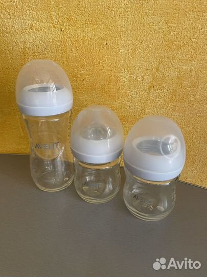Бутылочки avent стекло