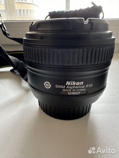 Объектив Nikon 50mm f1.8