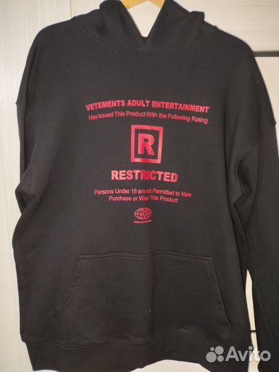 Худи Vetements restricted