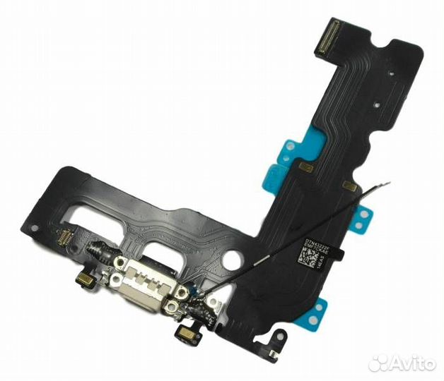 Шлейф iPhone 7 Plus + разъем зарядки (белый)
