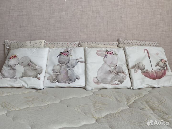 Бортики в детскую кроватку